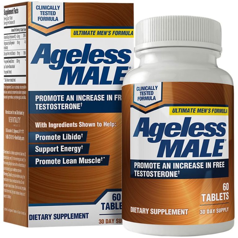 Ageless Male Free Natural Testosterone Booster For Men In 2020
